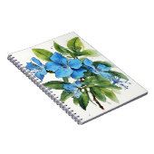 Plumbago Auriculata - Watercolor flowers ノートブック (右側)