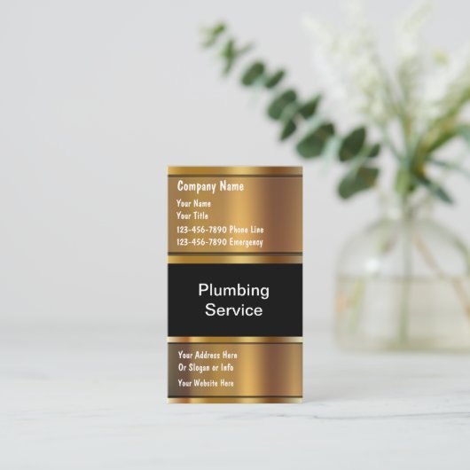 Plumber名刺 名刺 (スタンド正面)