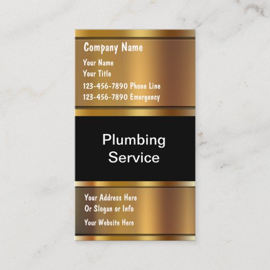 Plumber名刺 名刺 (正面)