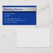 Plumber名刺 名刺 (正面/裏面)