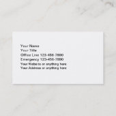 Plumber名刺 名刺 (裏面)