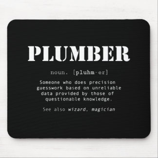 Plumber辞おもしろい書定義 マウスパッド