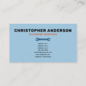 Plumber 名刺 (裏面)