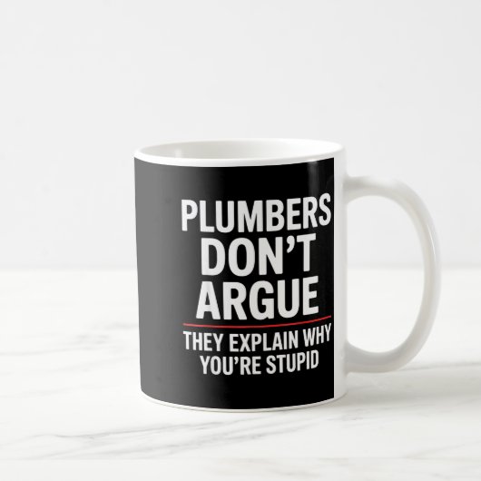 Plumber Art For Men Women Plumbing Pefitter Plumbe コーヒーマグカップ (右)
