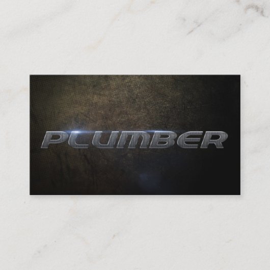 Plumber Business card 名刺 (正面)