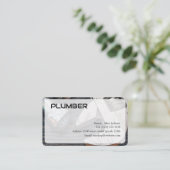 PLUMBER Business card editable 名刺 (スタンド正面)