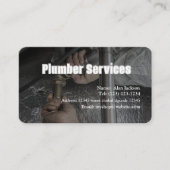 PLUMBER Business card editable 名刺 (正面)