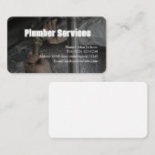 PLUMBER Business card editable 名刺 (正面/裏面)
