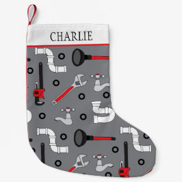 Plumber DIYer and Handyman スモールクリスマスストッキング