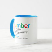 Plumber Ever 最高の Search Engineの結果(名前あり) マグカップ (正面左)