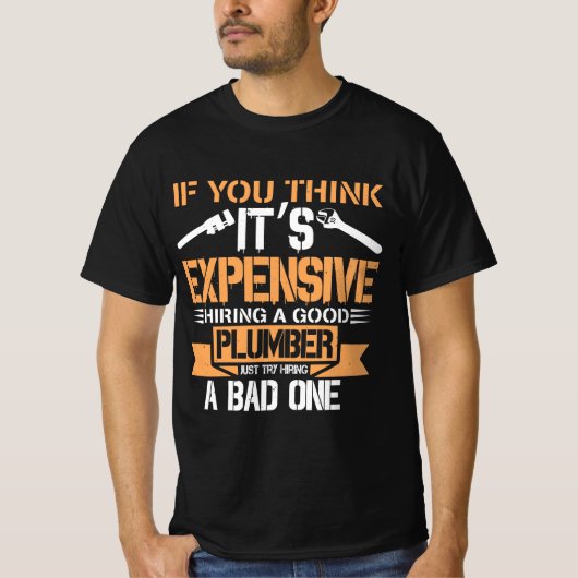 Plumber Gift Idea Plumber Tシャツ (正面)