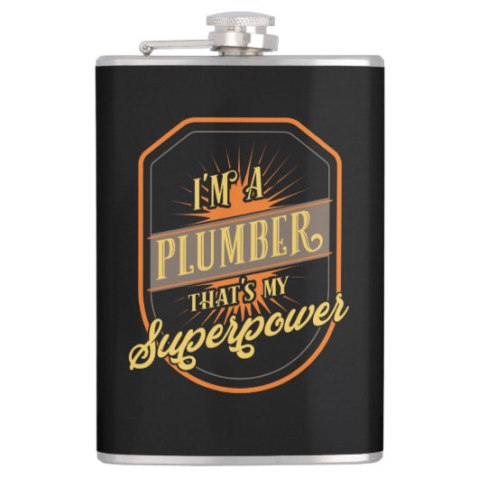 Plumber Gifts フラスク (正面)