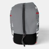 Plumber Plumbing Pattern Monogram Personalised ドップキット (右)