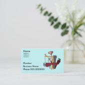 Plumber Revised Business Card 名刺 (スタンド正面)
