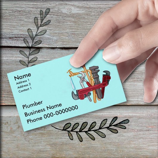 Plumber Revised Business Card 名刺