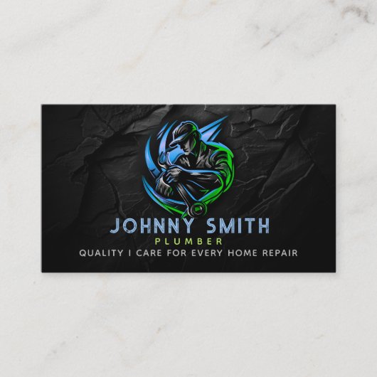 Plumber Slogans名刺 名刺 (正面)