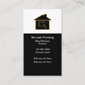 Plumber Upscale Vertical名刺 名刺 (正面)