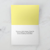 Plumbing Business Name on Van Christmas Card カード (内部)