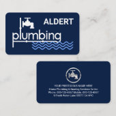 Plumbing Faucet Signage Leaking Water  名刺 (正面/裏面)