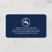 Plumbing Faucet Signage Leaking Water  名刺 (裏面)