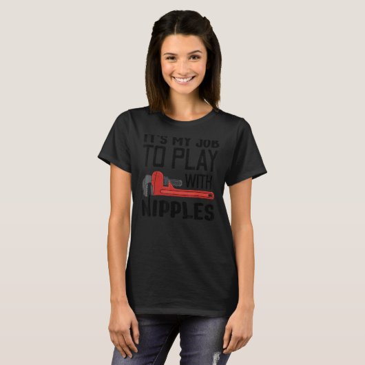 Plumbing For Plumber Pipefitter Steamfitter Men 4 Tシャツ (正面フル)