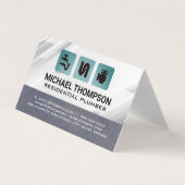 Plumbing Pipes Icons | Blue Collar 名刺 (正面)