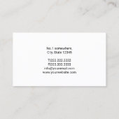 Plumbing Service Water Drop Tool Logo Professional 名刺 (裏面)