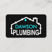 Plumbing Signage Home Pipe Frame 名刺 (正面)