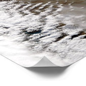 Plume from eruption of Chaiten volcano, Chile ポスター (角)