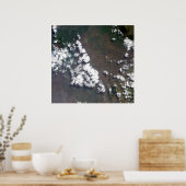 Plume rises from Nyiragongo Volcano in the DRC ポスター (キッチン)