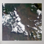 Plume rises from Nyiragongo Volcano in the DRC ポスター (正面)