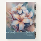 Plumeria at Dawn Notebook ノートブック (裏面)