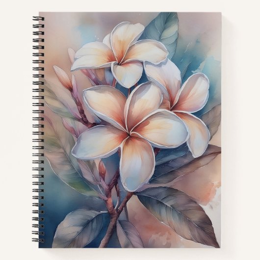 Plumeria at Dawn Notebook ノートブック (正面)