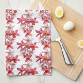 Plumeria Collage Kitchen Towel キッチンタオル (四つ折り)