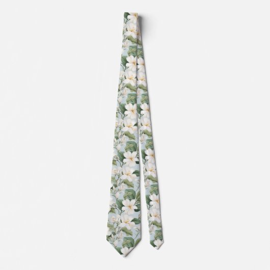 Plumeria Floral Tie ネクタイ (正面)
