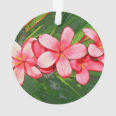 Plumerias pink   オーナメント (裏面)