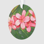 Plumerias pink   オーナメント (正面)
