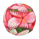 Plumerias pink 野球ボール (裏面)