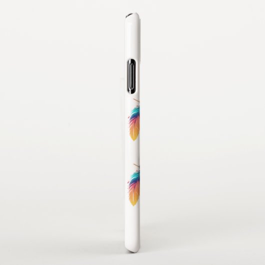 Plumes, Amérindien 🪶🪶🪶 iPhoneケース (右側)