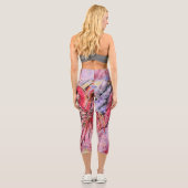 Plumes au rose カプリレギンス (裏面)