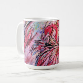 Plumes au rose コーヒーマグカップ