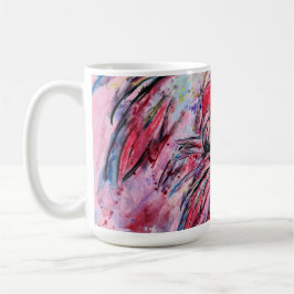 Plumes au rose コーヒーマグカップ
