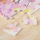 Plumes au rose ジグソーパズル (側面)
