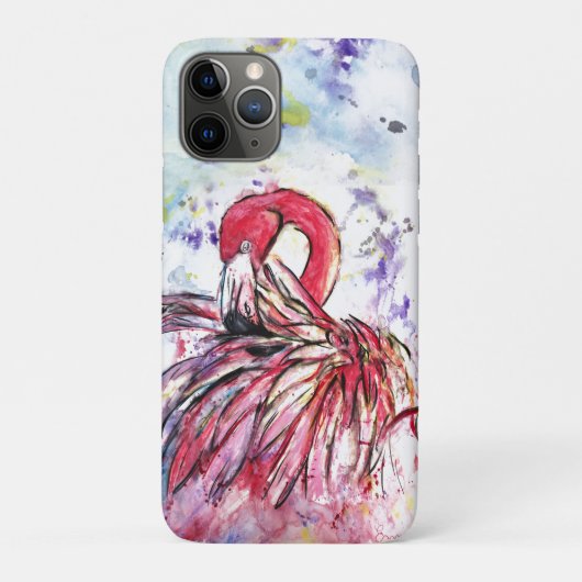 Plumes au rose Case-Mate iPhoneケース (裏)
