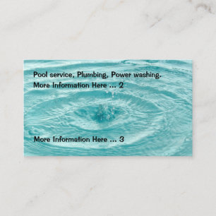 Pluming Poolサービス 名刺