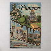 Plummer, Idaho – 大文字場面 ポスター (正面)