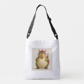 Plump Dragon Tote Bag 描述|説明: クロスボディバッグ (裏面)