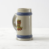Plump Turkey, Cartoon農家トルコ， Stein Mug ビールジョッキ (正面左)