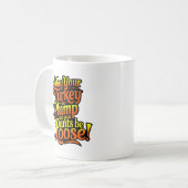 Plump Turkey, Cartoon Diva Turkey, Mug コーヒーマグカップ (正面左)