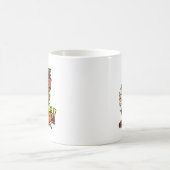 Plump Turkey, Cartoon Diva Turkey, Mug コーヒーマグカップ (中央)